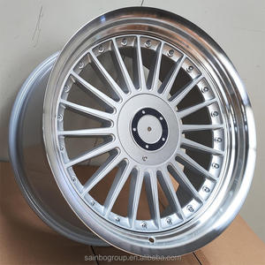 F881803 18x8,5 18x10 19x8,5 19x10 Silver Machine Lip Alta calidad Sainbo <span class=keywords><strong>Riims</strong></span> Mags Old School Classic Car Ruedas de aleación de aluminio - Product Image 4