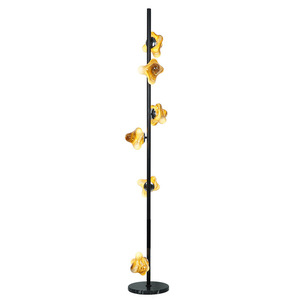 Postmodern <b>LED</b> Floor Lamp Luxury Living Room Sofa Side <b>Table</b> High-End Creative Bedroom <b>Bedside</b> Glass Modern Home Standing Lamp - Product Image 3