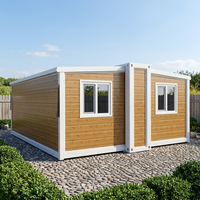 Maison mobile 2 chambres, maison préfabriquée portable, maison conteneur mini extensible 20 pieds 40 pieds, fabrication sur mesure