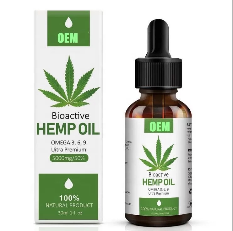1000 мг, 3000 мг, 5000 мг, чистое натуральное пищевое эфирное масло конопли премиум класса CBD