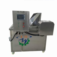 Machine de friture industrielle automatique électrique/gaz pour frites et cacahuètes avec agitation automatique (acier inoxydable)