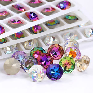 Xichuan Flor de piedras preciosas de alta calidad K9 Pointback Rhinestone Piedras sueltas Joyería Pegamento para DIY Decoración Ropa Desgin - Product Image 5
