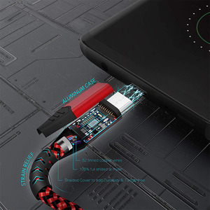 2.4A USB sạc cáp nhanh Nylon Micro Cáp dữ liệu cho <span class=keywords><strong>Samsung</strong></span> Android sạc nhanh loại A cho máy tính sử dụng - Product Image 3