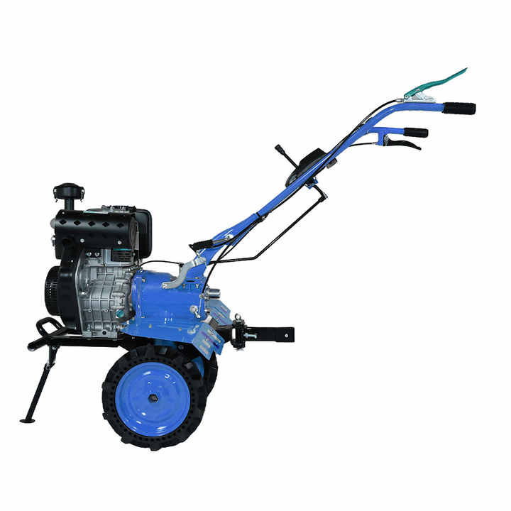 Dinking Diesel Power Tiller 8hp Field Rotary Tiller Diesel Small Micro ...