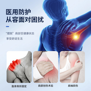 Attelle de soutien réglable pour le membre supérieur, le coude et l'épaule, pour les fractures du radius et de l'ulna et la récupération de la luxation humérale - Product Image 2