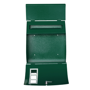 Boîte <span class=keywords><strong>aux</strong></span> <span class=keywords><strong>lettres</strong></span> moderne en métal pour le jardin extérieur Boîte de dépôt murale pour la poste <span class=keywords><strong>aux</strong></span> <span class=keywords><strong>lettres</strong></span> <span class=keywords><strong>Plaque</strong></span> en acier galvanisé, acier 0.7mm (solide) - Product Image 5