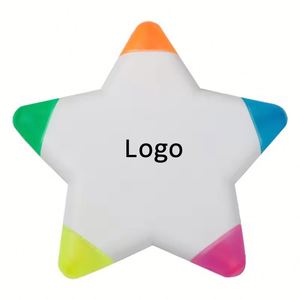 Marcadores Estéticos con Logotipo Personalizado, 5 Colores, Diseño de Estrella y Flor, Cumplen con la Norma Prop 65 - Product Image 3