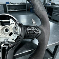 Volant en cuir pour BMW F10 F30 F01 F36 F20 F22 F31 F87 F80 F15 E70 E90 M2 M3 M4 M5 M6 X5 Haute Qualité