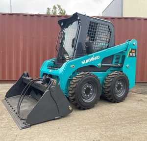 Cargadora compacta Sunward SWL2820 de alta potencia 2025, nueva cargadora compacta diésel para construcción con trituradora forestal - Product Image 4