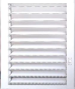 KDSBuilding produsen panel Louver jendela Shutter aluminium terisolasi kualitas baik
