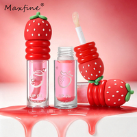 Gloss à lèvres en forme de fruit, huile à lèvres au design citron, teinte brillante pour les lèvres, tube personnalisé