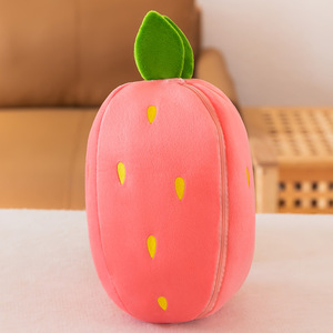 En gros, Peluche lapin <span class=keywords><strong>mini</strong></span> fraise transformé en carotte à grandes oreilles, super douce, anti-stress, lavable, pour anniversaire - Product Image 2