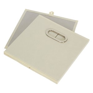Fabric Cubby <b>Storage</b> Bins 11x11x11 Inches Cube Organizer with Dual Handles Fabric Organizer <b>Box</b> and <b>Collapsible</b> <b>Storage</b> Basket - Product Image 6
