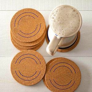 ที่รองแก้วกลมขอบไม้ก๊อกได้รับการรับรอง Fsc,ที่รองแก้วขนมปังไม้ก๊อกแบบกลมพร้อมด้านข้าง - Product Image 6