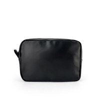 Trousse de Toilette Noire en PU, Organisateur de Voyage, Trousse de Rasage Portable pour Articles de Toilette et Accessoires, Lot de 25 pièces, Entrepôt GA