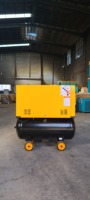 Compresseur d'air à vis Karlos à faible bruit 4kw 1 phase plus réservoir d'air Compresseur d'air à vis 600L/min 8bar