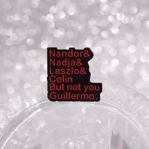 난도르 나자 라즐로 콜린하지만 당신은 기예르모 브로치 에나멜 핀 공포 영화 브로치 옷깃 배지 할로윈 보석 선물 - Product Image 4