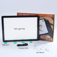 Ultra-mince 6 niveaux en continu Dimmable lumière LED Pad haute luminosité A3 A4 dessin lumière conseil traçage Table croquis outil