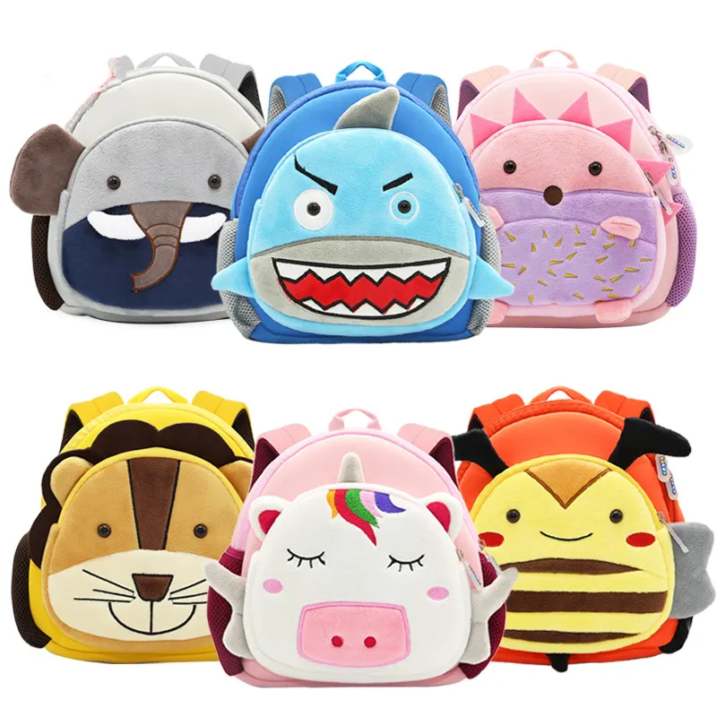 Groothandel Kinderen Animal Bag Kids Peuter Rugzak Baby Jongens Meisjes Kleuterschool Pre School Tassen Leuke Neopreen Cartoon Rugzakken