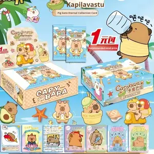 Popular Kapibara dibujos animados Anime personaje tarjeta transmisión en vivo Unboxing exclusivamente mercancía cajas ciegas caja entera al por mayor - Product Image 1