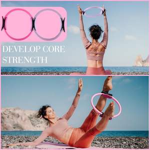 Tapete de Yoga Ovalado Arqueado de PVC para <span class=keywords><strong>Pilates</strong></span> y Ejercicios de Fitness Corporal - Product Image 5