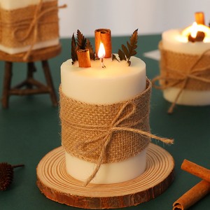 Candela Profumata Artigianale con Fiori Secchi, Fragranza a Lunga Durata, Decorazione per la Casa, Personalizzabile, in Cera di Paraffina, per Diwali <span class=keywords><strong>e</strong></span> Ramadan - Product Image 6