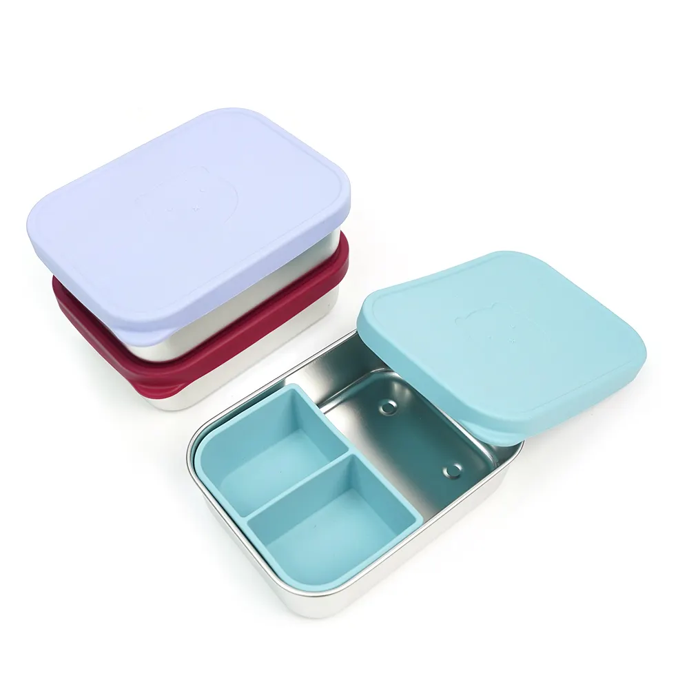 Großhandel Futter qualität Materialien Lunchbox Edelstahl Custom Free Bpa Edelstahl Lunchbox für Kinder