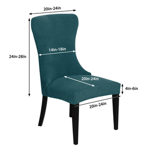 Fundas de Terciopelo para Sillas sin Brazos, Fundas Elásticas para Sillas sin Brazos para Comedor - Product Image 3