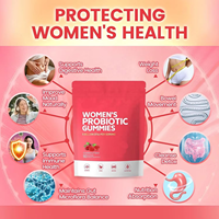 En stock : Gommes probiotiques végétaliennes pour femmes – Compléments à base de plantes pour l'équilibre de la flore et le soutien immunitaire – Gommes végétaliennes OEM/ODM