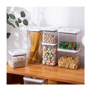 Kitchen Organizers Dry Cereal Airtight Cover Food Storage & Containers For Pantry