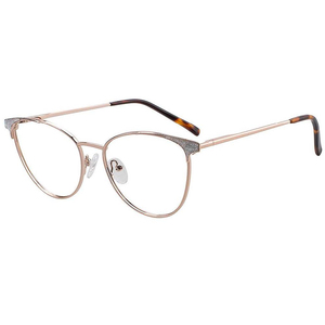 Mới nhất trong kho thời trang hợp thời trang Ladies kim loại Cat Eye loại cảnh tượng khung kính mắt khung quang học - Product Image 1