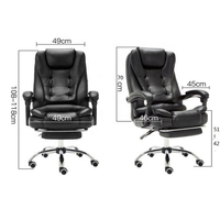 Chaise de bureau moderne BGY-66, fauteuil de direction de luxe pour PDG et cadres, chaise de patron pour bureau