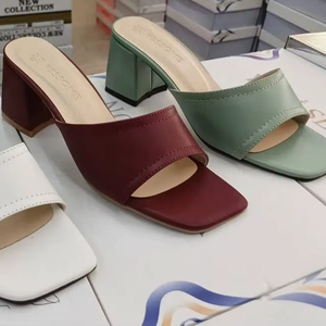 Sandales pour femmes, chaussures décontractées, 5 cm, Sherry, 36-40, fabriqué en Turquie - Product Image 1