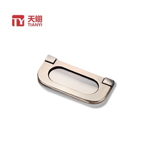 Poignées de porte et de fenêtre modernes en alliage de zinc, vente directe usine, pour tiroirs, commodes, cuisines, salles de bain, hôtels - Durables et faciles à utiliser - Product Image 1
