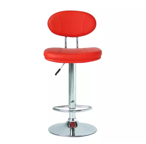 <strong>Replacement</strong> Modern PU Leather Red Swivel <strong>Bar</strong> <strong>Stool</strong> <strong>Seats</strong> with <strong>Seat</strong> Back for Home <strong>Bar</strong> and Mall Use - Product Image 1
