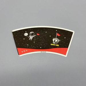 Custom Offset Printed PE Coated Waterproof Eco-Friendly Paper Cup <b>Fan</b> with Custom Color & Logo-Manufacturers - Product Image 2