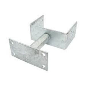Heavy Duty Galvanized <strong>Post</strong> Shoe <strong>for</strong> Deck Frame Support Adjustable Height <strong>Post</strong> Support <strong>Bracket</strong> Q235B Galvanized - Product Image 6