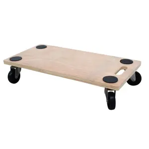 Four-wheels Plywood Moving Drum Dolly Cart