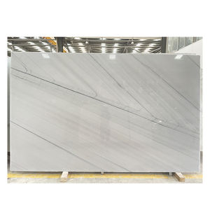 Бразильская принцесса белый кварцит обеденный стол лестницы мраморная плитка открытый Белый Серый кварцит фанера - Product Image 5