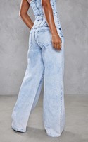 Ensemble deux pièces en denim corset bleu clair délavé à l'enzyme et jean skinny, style Y2K, sans manches, écologique, respirant, sexy pour l'été