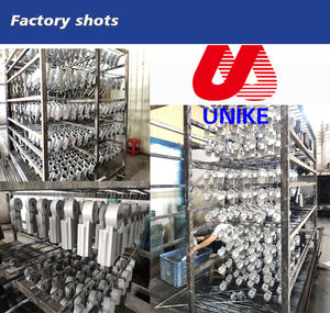 Shenzhen adaptateur de structure murale durable en alliage d'aluminium personnalisé 50mm 60mm 70mm 80 mm support de montage de poteau supérieur solaire - Product Image 6