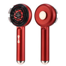2024 Elektrische Rood Licht Hoofdhuid Massage Borstel Nieuwe Haargroei Applicator Kam Stookolie Haarmassageapparaat - Product Image 6