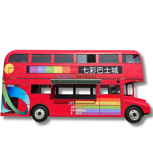 Bus de luxe à deux étages de Londres, avec couchettes, restauration, karaoké, bar sur roues, pour fêtes et événements - Product Image 1