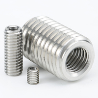Écrou à insertion en aluminium de haute qualité en acier inoxydable M4 M5 M8 M10 M12 M16, adaptateur de vis à filetage intérieur/extérieur pour le bois