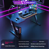 Alta calidad Smart E-Sports PC Desk Internet Celebrity Gaming Table Home Office Computer Gaming Desk con portavasos