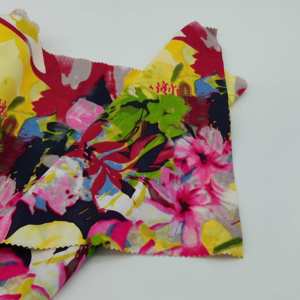 Tissu de luxe des années 80, 100% coton, à fibres longues, imprimé floral, peigné, tissé, respirant, léger, pour <span class=keywords><strong>robe</strong></span> et chemise de fille - Product Image 2