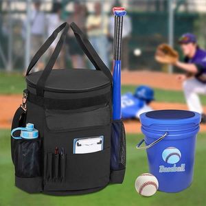 BSCI Factory High Quality Softball Bucket <b>Cover</b> Organizer Baseball Bucket Bag with Padded <b>Seat</b> - Product Image 5