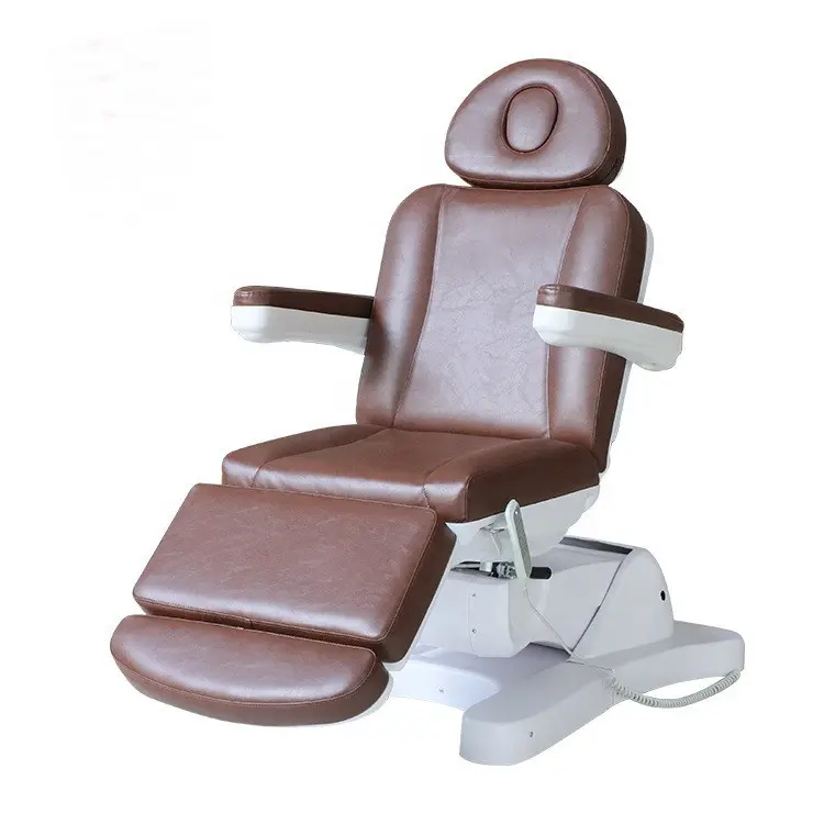 Siman schnelle lieferung elektrisch 3 sektionen gesichtspflege möbel salon bett spa massage behandlung tisch salon stuhl mit 4 motoren