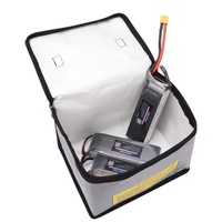 Sac sûr Lipo fibre de verre résistant au feu anti-déflagrant sac au Lithium Lipo bureau usine batterie sac de rangement de sécurité