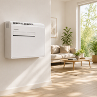 Climatiseur monobloc 7000 8000 10000 BTU sans unité extérieure, pompe à chaleur 4-en-1 à onduleur R290, vente en gros d'usine Kanion